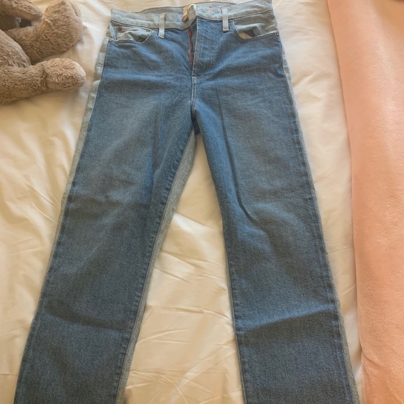Alice and Olivia two colored jeans